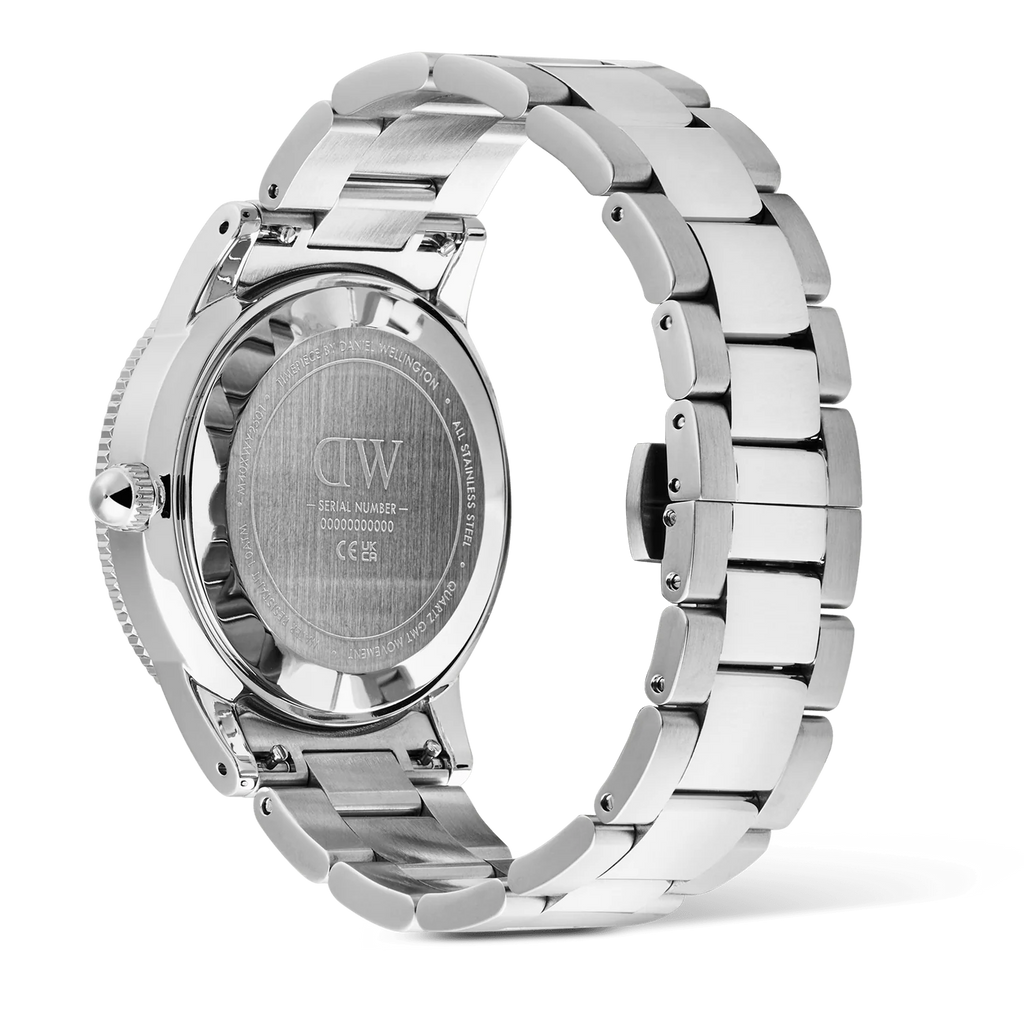 DW00100920 - Iconic GMT Link Black Green Ceramic Bezel Silver