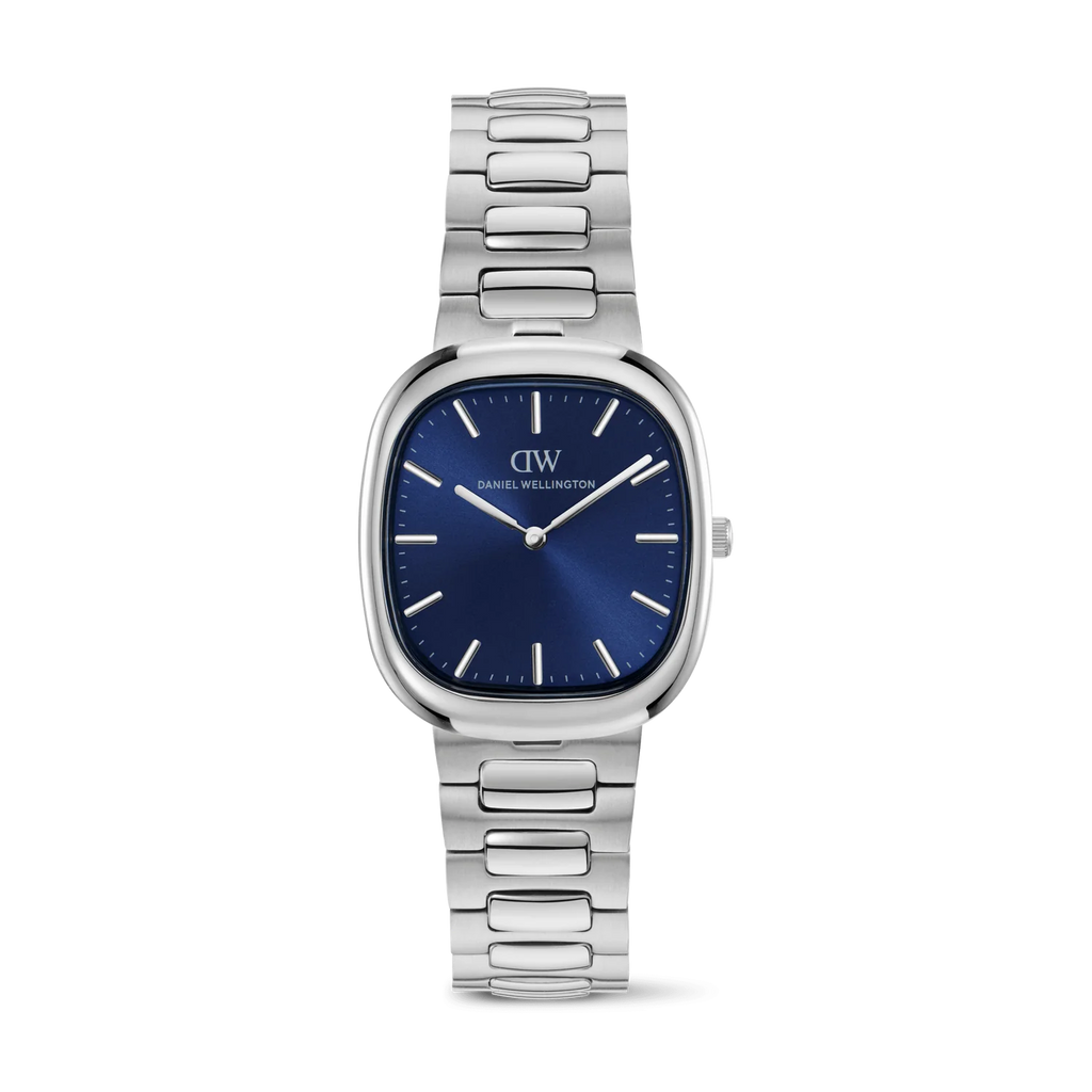 Daniel Wellington Cort DW00100986 – Orologio uomo cuscino silver quadrante blu – CICCO Gioielleria