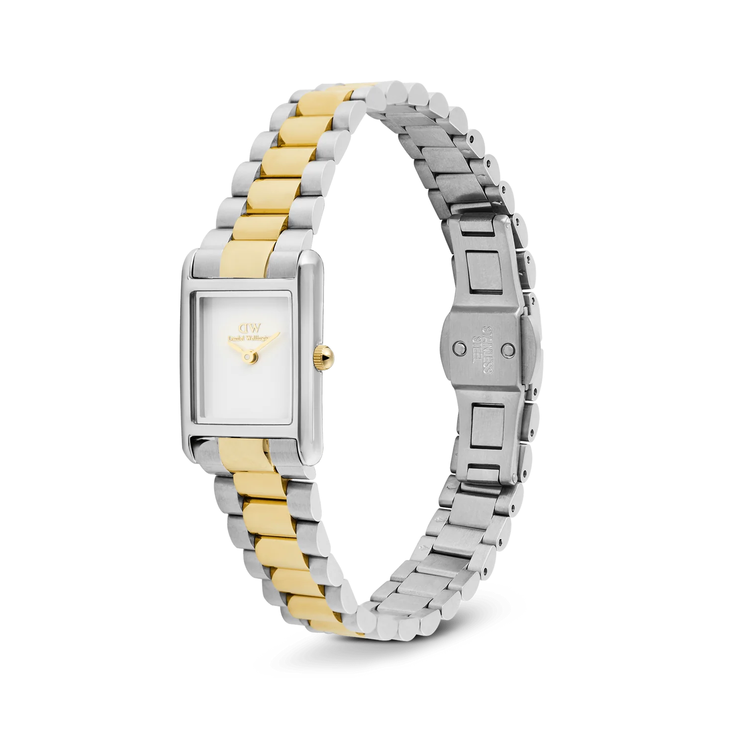 DW00100932 - Bound Mini 3-Link Two Tone Gold